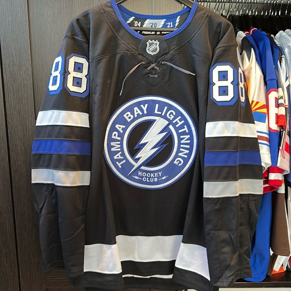 Andrei Vasilevskiy Tampa Bay Lightning Fanatics Alternate Premium Jersey - 52/L